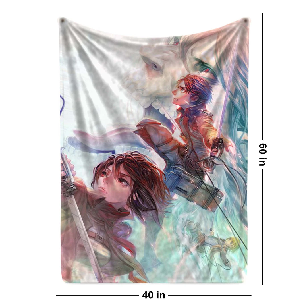 Mily Attack On Titan Watercolor Season Throw Blanket 5 Mily Attack On Titan Watercolor Season Throw Blanket