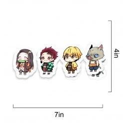 Mily Demon Slayer Chibi Characters Sticker Home Décor
