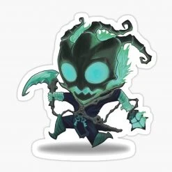 Mily League Of Legends Chibi Thresh Sticker Home Décor