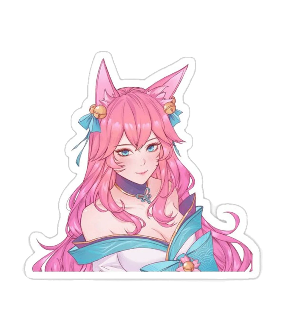 Mily League Of Legends Spirit Blossom Ahri Sticker 3 Mily League Of Legends Spirit Blossom Ahri Sticker