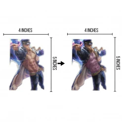 Mily JoJo's Bizarre Adventure Jotaro Kujo Lenticular Sticker 8 Mily JoJo's Bizarre Adventure Jotaro Kujo Lenticular Sticker