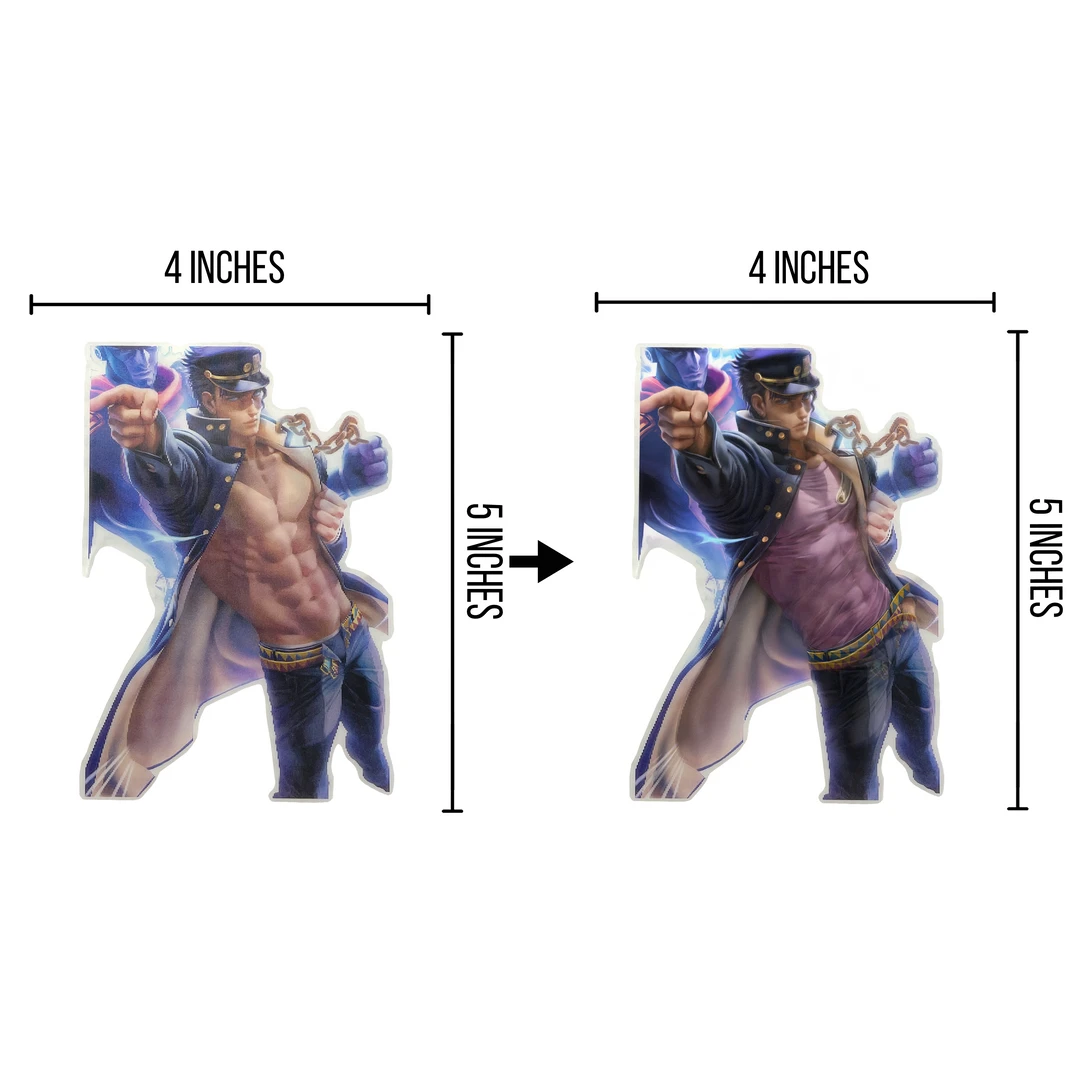 Mily JoJo's Bizarre Adventure Jotaro Kujo Lenticular Sticker 5 Mily JoJo's Bizarre Adventure Jotaro Kujo Lenticular Sticker