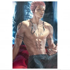 Mily Lifestyle Jujutsu Kaisen Sukuna Itadori "11 X 17" Aluminum Art Print