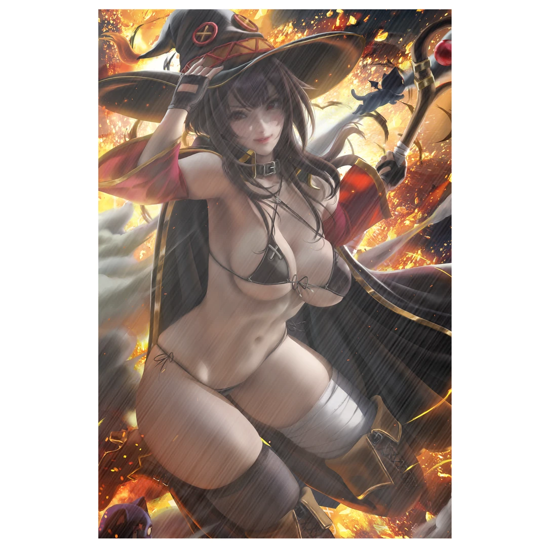 Mily KonoSuba Megumin "11 X 17" Aluminum Art Print 3 Mily KonoSuba Megumin "11 X 17" Aluminum Art Print