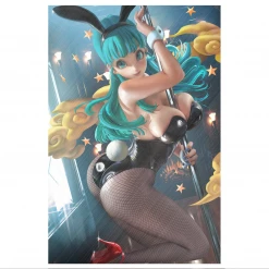 Mily Lifestyle Dragon Ball Bulma Bunny "11 X 17" Aluminum Art Print