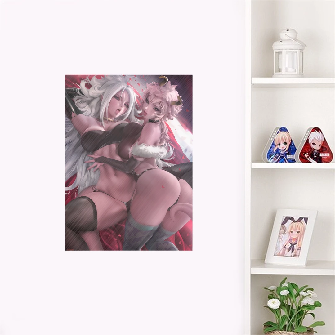 Mily Dragon Ball X My Hero Academia Android 21 & Mina Ashido Pin Up "11 X 17" Aluminum Art Print Lifestyle 6 Mily Dragon Ball X My Hero Academia Android 21 & Mina Ashido Pin Up "11 X 17" Aluminum Art Print Lifestyle