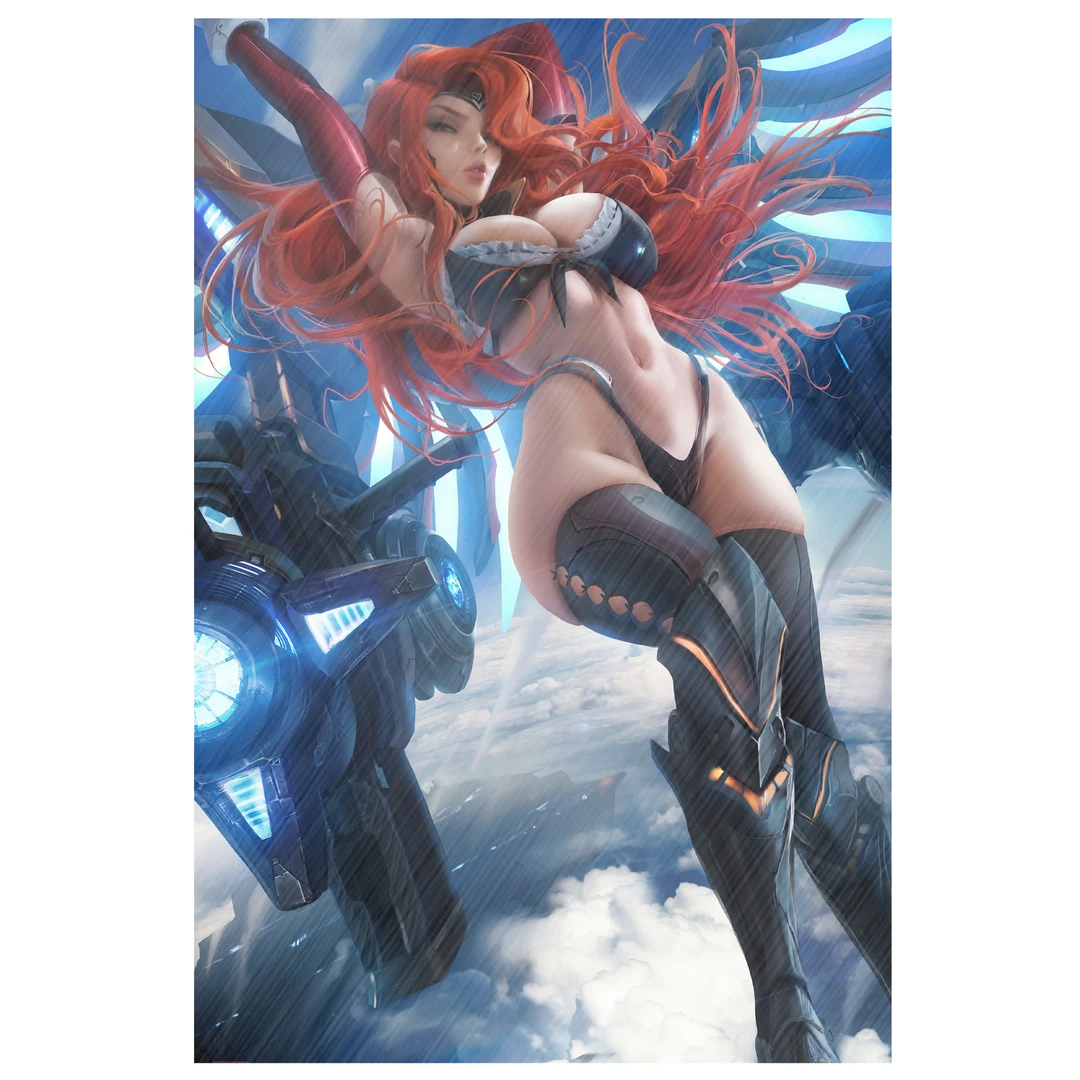 Mily League Of Legends Gun Goddess Miss Fortune Pin Up "11 X 17" Aluminum Art Print Lifestyle 3 Mily League Of Legends Gun Goddess Miss Fortune Pin Up "11 X 17" Aluminum Art Print Lifestyle