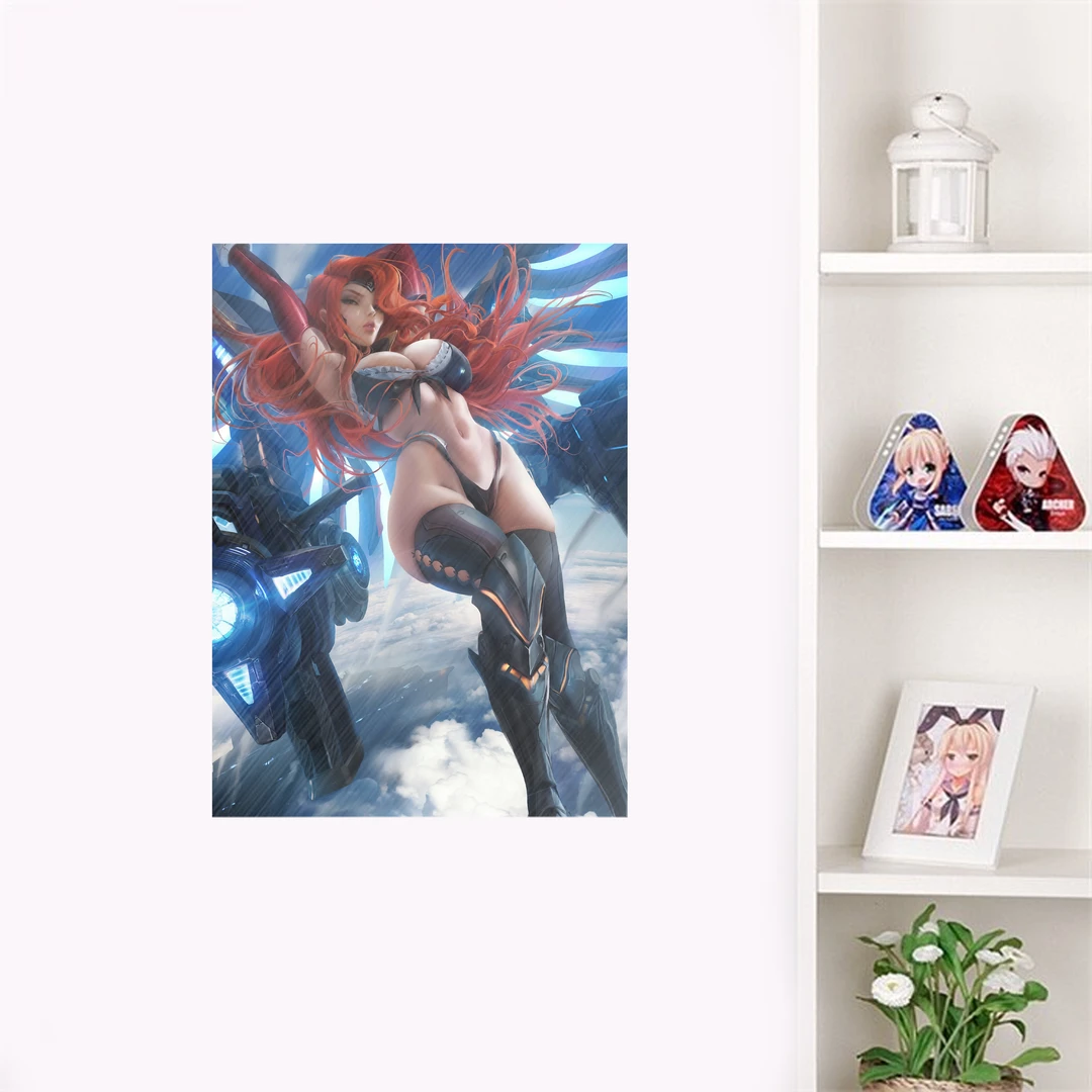 Mily League Of Legends Gun Goddess Miss Fortune Pin Up "11 X 17" Aluminum Art Print Lifestyle 6 Mily League Of Legends Gun Goddess Miss Fortune Pin Up "11 X 17" Aluminum Art Print Lifestyle