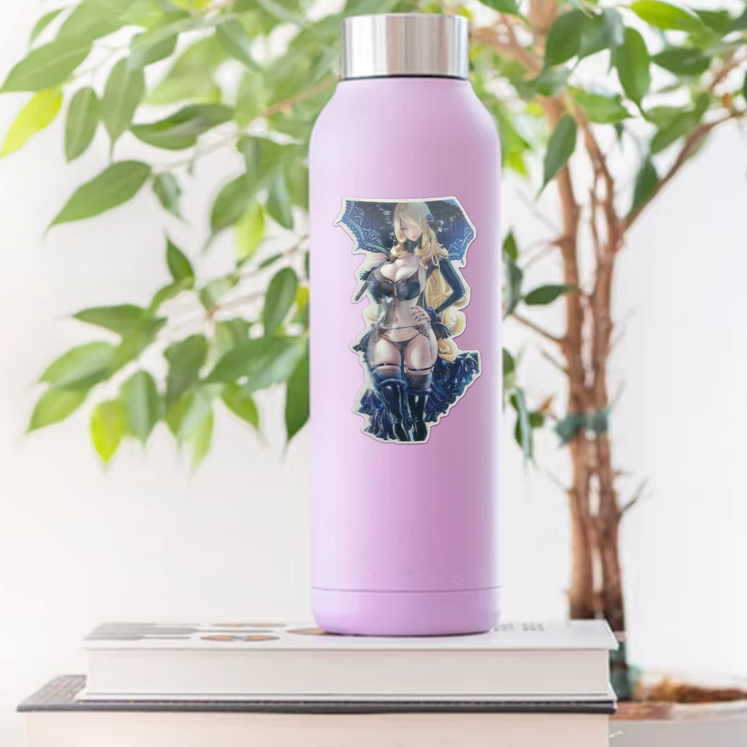 Mily Home Décor Pokemon Cynthia Lenticular Sticker 6 Mily Home Décor Pokemon Cynthia Lenticular Sticker