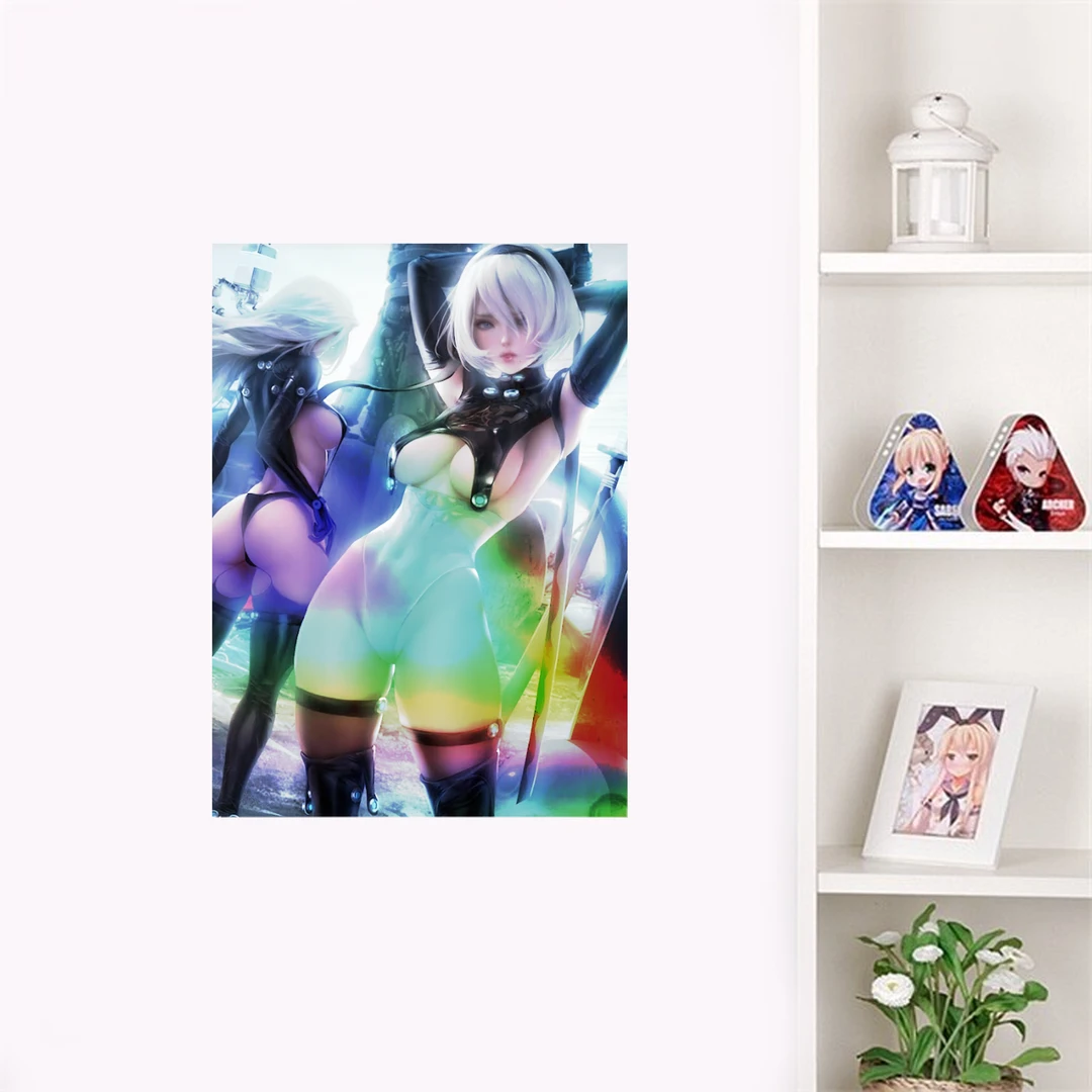 Mily Lifestyle NieR × Gantz Crossover A2 & 2B Ver. 2 "11 X 17" Metallic Glossy Art Print 5 Mily Lifestyle NieR × Gantz Crossover A2 & 2B Ver. 2 "11 X 17" Metallic Glossy Art Print