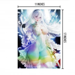 Mily NieR: Automata Victorian 2B Ver. 1 "11 X 17" Metallic Glossy Art Print