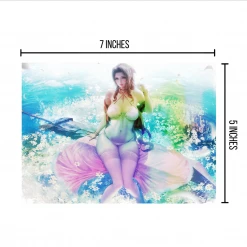 Mily Lifestyle Final Fantasy Aerith Resting "5 X 7" Metallic Glossy Art Print 6 Mily Lifestyle Final Fantasy Aerith Resting