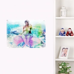 Mily Lifestyle Final Fantasy Aerith Resting "5 X 7" Metallic Glossy Art Print 7 Mily Lifestyle Final Fantasy Aerith Resting