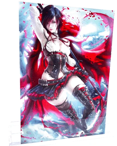Mily Lifestyle RWBY Ruby Rose "5 X 7" Lenticular 3D Art Print 3 Mily Lifestyle RWBY Ruby Rose "5 X 7" Lenticular 3D Art Print