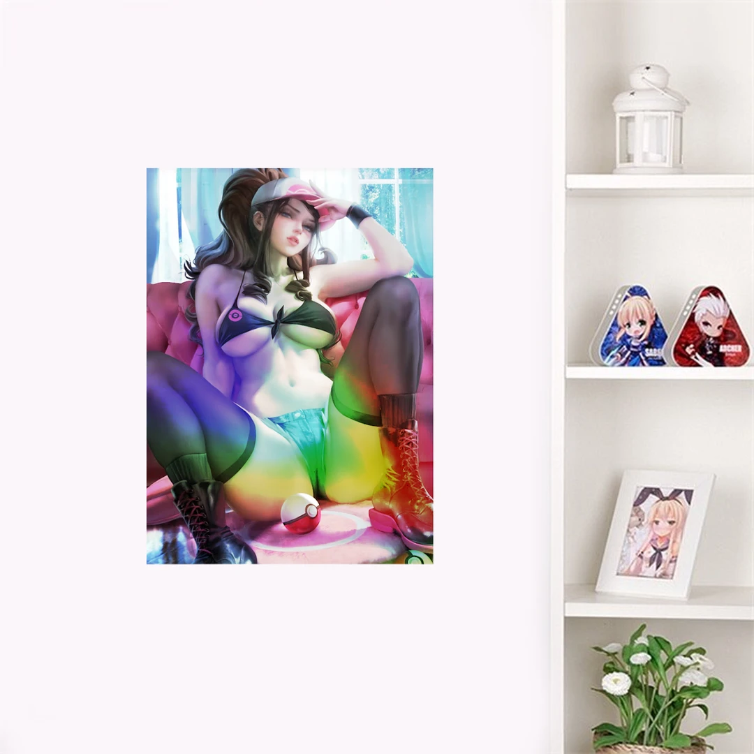 Mily Lifestyle Pokemon Hilda Pin Up Ver. 2 "11 X 17" Metallic Glossy Art Print 5 Mily Lifestyle Pokemon Hilda Pin Up Ver. 2 "11 X 17" Metallic Glossy Art Print