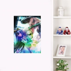 Mily My Hero Academia Tsuyu & Uraraka Pin Up Ver. 2 "11 X 17" Metallic Glossy Art Print Lifestyle 7 Mily My Hero Academia Tsuyu & Uraraka Pin Up Ver. 2