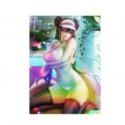 Mily Lifestyle Pokemon Rosa Pin Up Ver. 2 "11 X 17" Metallic Glossy Art Print