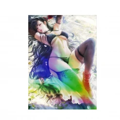 Mily Final Fantasy Tifa Full Lace Ver. 2 "11 X 17" Metallic Glossy Art Print Lifestyle