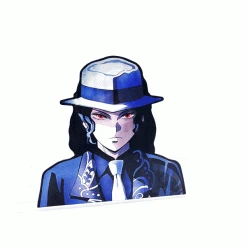 Mily Demon Slayer Muzan Lenticular Sticker