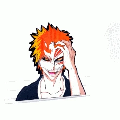 Mily Bleach Ichigo Hollow Lenticular Sticker Home Décor