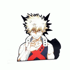 Mily Home Décor My Hero Academia Bakugo Lenticular Sticker