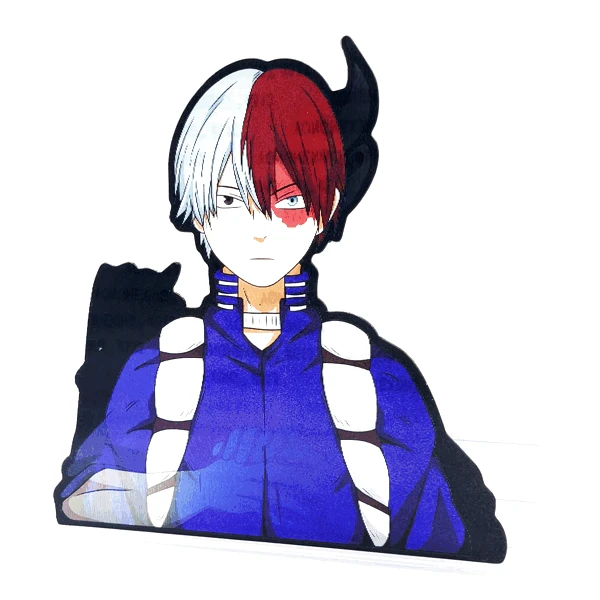 Mily My Hero Academia Todoroki Powers Lenticular Sticker Home Décor 5 Mily My Hero Academia Todoroki Powers Lenticular Sticker Home Décor