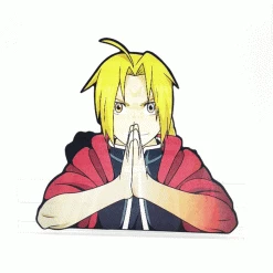 Mily Fullmetal Alchemist Edward Elric Lenticular Sticker