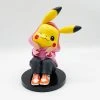 Mily Pokemon Pink Hooded Pikachu Figure Figures