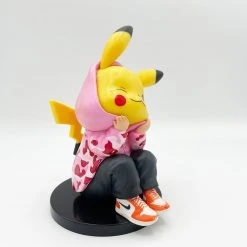 Mily Pokemon Pink Hooded Pikachu Figure Figures