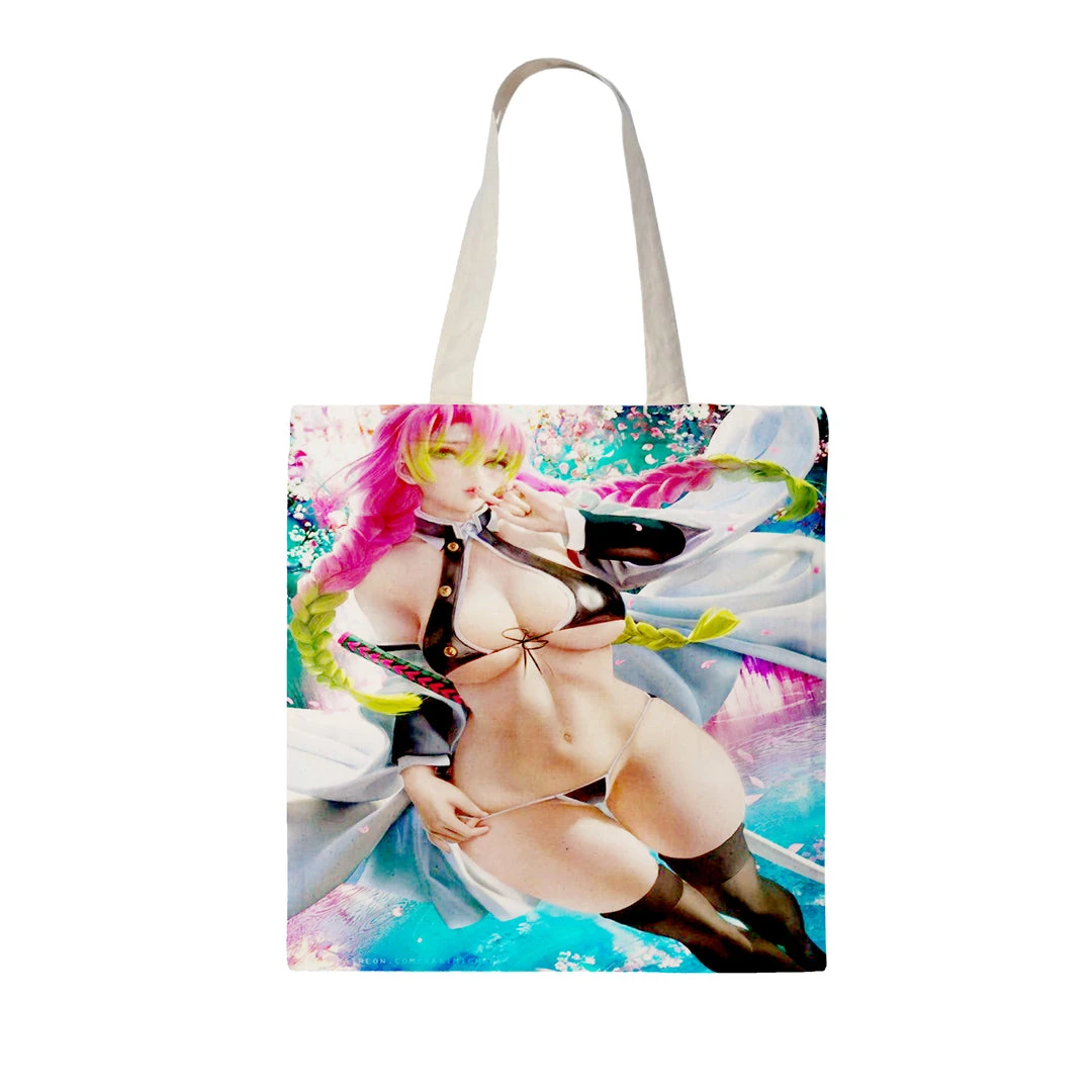 Mily Demon Slayer Shinobu & Mitsuri Tote Bag 4 Mily Demon Slayer Shinobu & Mitsuri Tote Bag