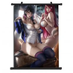 Mily Overwatch X League Of Legends Academy Girls 23 X 36 Inch Wall Scroll Poster Home Décor