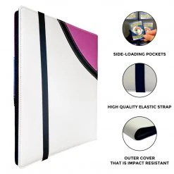 Mily Totem World Master Ball Stitched Poke Ball Theme 9-Pocket Binder