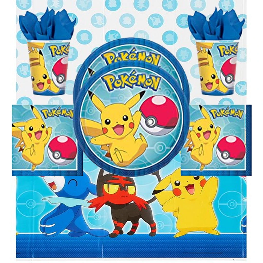 Mily Pokemon And Friends Birthday Party Set - 7th Gen Accessories 3 Mily Pokemon And Friends Birthday Party Set - 7th Gen Accessories