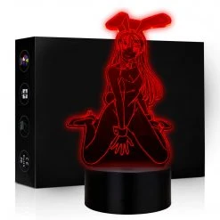 Mily Bunny Girl Senpai Mai Sakurajima Acrylic LED Lamp Figures