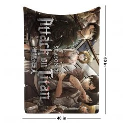 Mily Attack On Titan Season 3 Throw Blanket Lifestyle 7 Mily Attack On Titan Season 3 Throw Blanket Lifestyle
