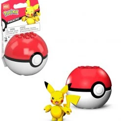 Entertainment Earth Figures Pokemon Mega Construx 2022 Evergreen Pokeball Case Of 12 > Pikachu