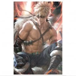 Mily My Hero Academia Katsuki Bakugo "11 X 17" Aluminum Art Print