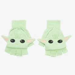 Hot Topic Apparel Star Wars The Mandalorian The Child Fingerless Gloves