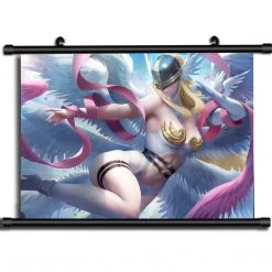 Mily Digimon Adventure Angewomon 35 X 24 Inch Wall Scroll Poster