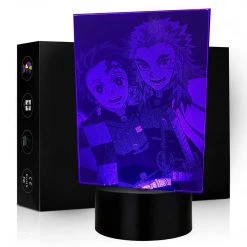 Mily Shaded Tanjiro & Rengoku Acrylic LED Lamp