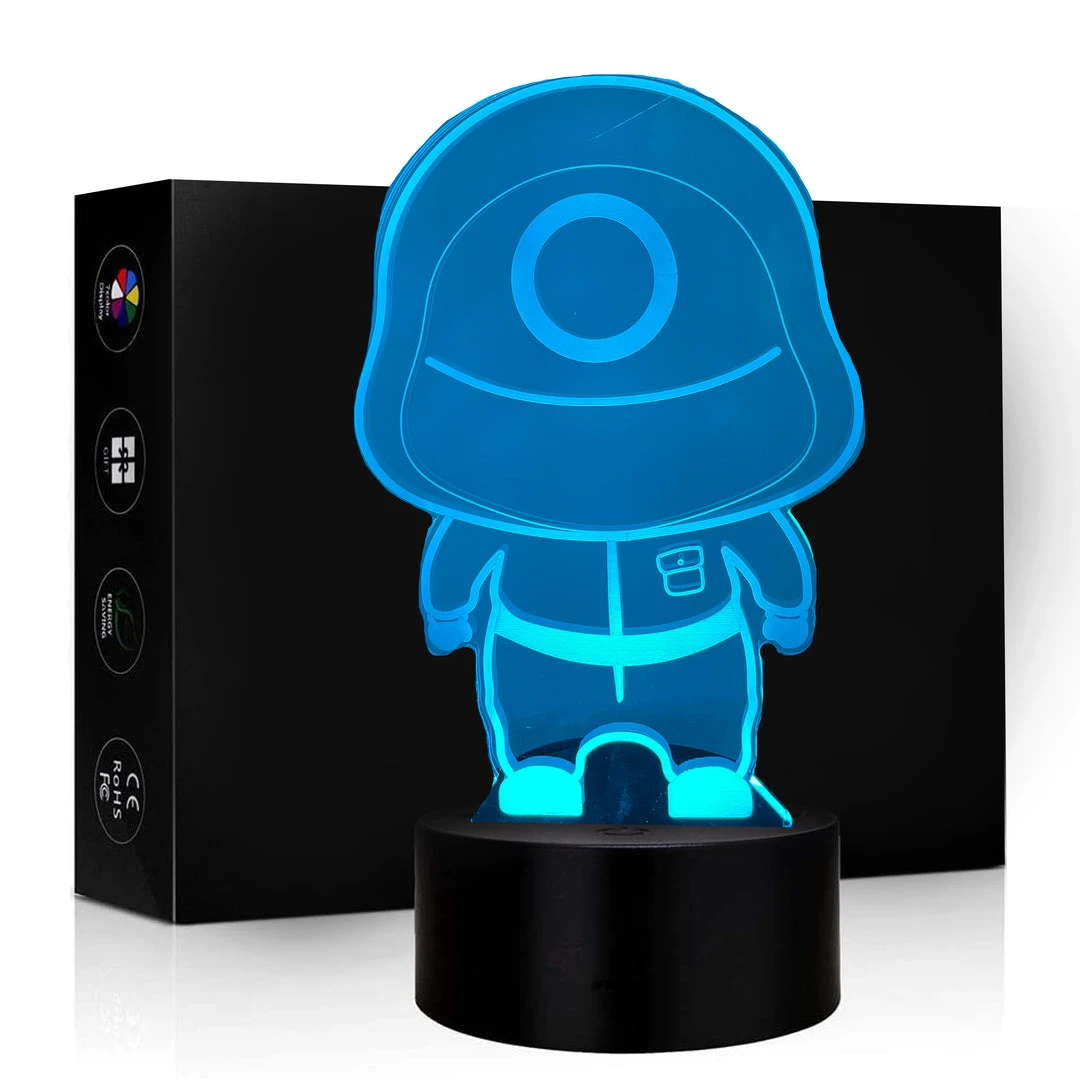Mily Squid Game Circle Worker Acrylic LED Lamp 3 Mily Squid Game Circle Worker Acrylic LED Lamp