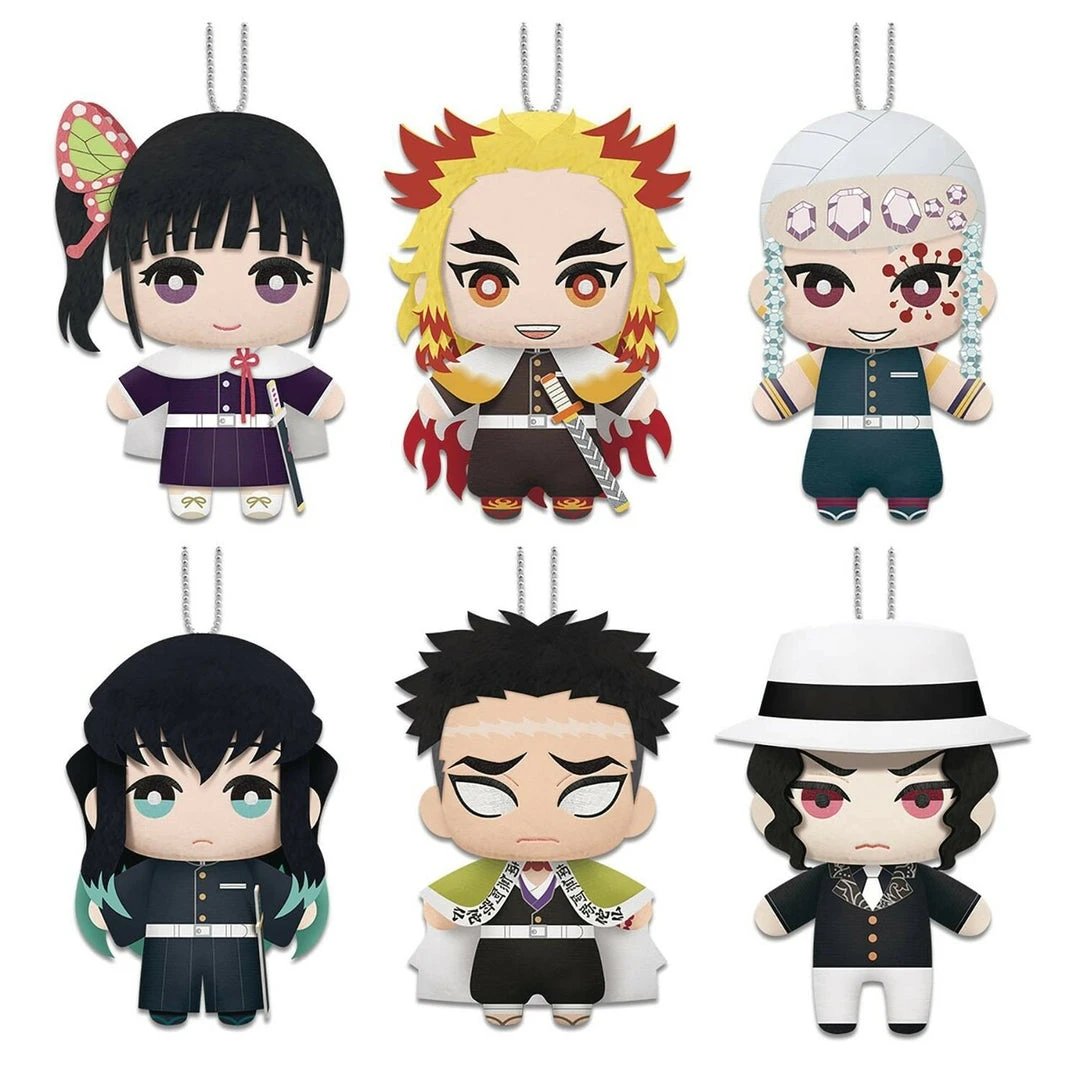 Boxlunch Demon Slayer Season 3 6-in Assorted Plush Accessories 3 Boxlunch Demon Slayer Season 3 6-in Assorted Plush Accessories