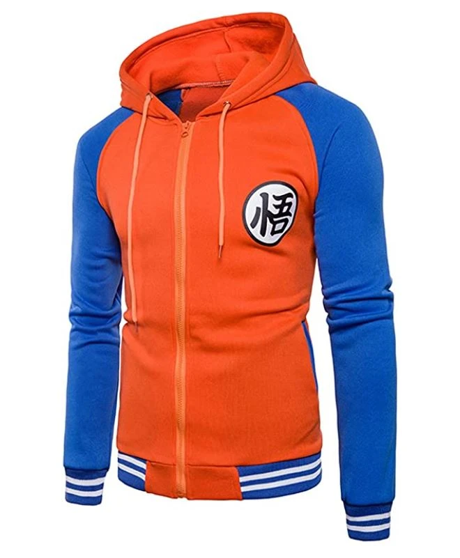 Mily Dragon Ball Goku Gi Orange & Blue Zip Up Hoodie 3 Mily Dragon Ball Goku Gi Orange & Blue Zip Up Hoodie