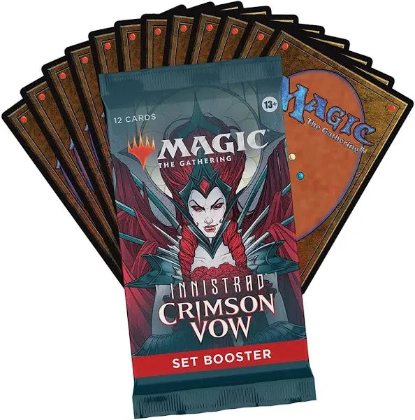 Southern Hobby TCG MTG Innistrad: Crimson Vow - Set Booster Pack 4 Southern Hobby TCG MTG Innistrad: Crimson Vow - Set Booster Pack