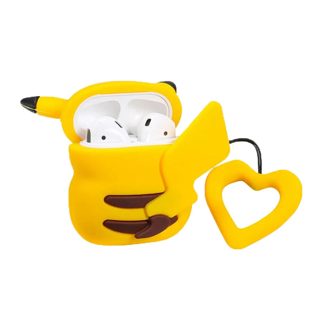 Mily Pokemon Pikachu Body Case For Airpod Generation 1-2 Accessories 3 Mily Pokemon Pikachu Body Case For Airpod Generation 1-2 Accessories