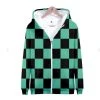 Mily Demon Slayer Tanjiro Haori Zip Up Hoodie Apparel