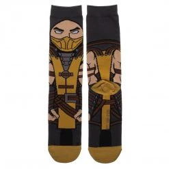 Mily Apparel Mortal Kombat Socks - Scorpion