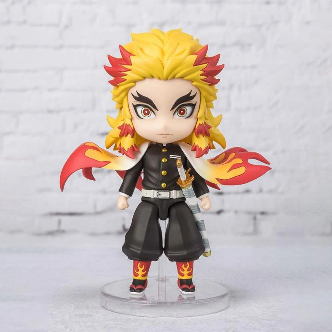 Bandai Namco Demon Slayer Figuarts Mini Kyojuro Rengoku Action Figure (Flame Breathing) 4 Bandai Namco Demon Slayer Figuarts Mini Kyojuro Rengoku Action Figure (Flame Breathing)