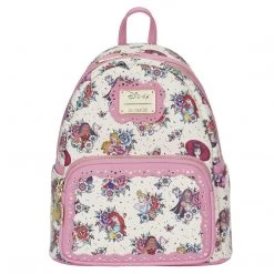 Accessories Disney Princess Tattoo AOP Loungefly Mini Backpack
