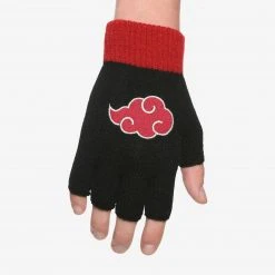 Hot Topic Naruto Shippuden Akatsuki Clouds Fingerless Gloves Apparel